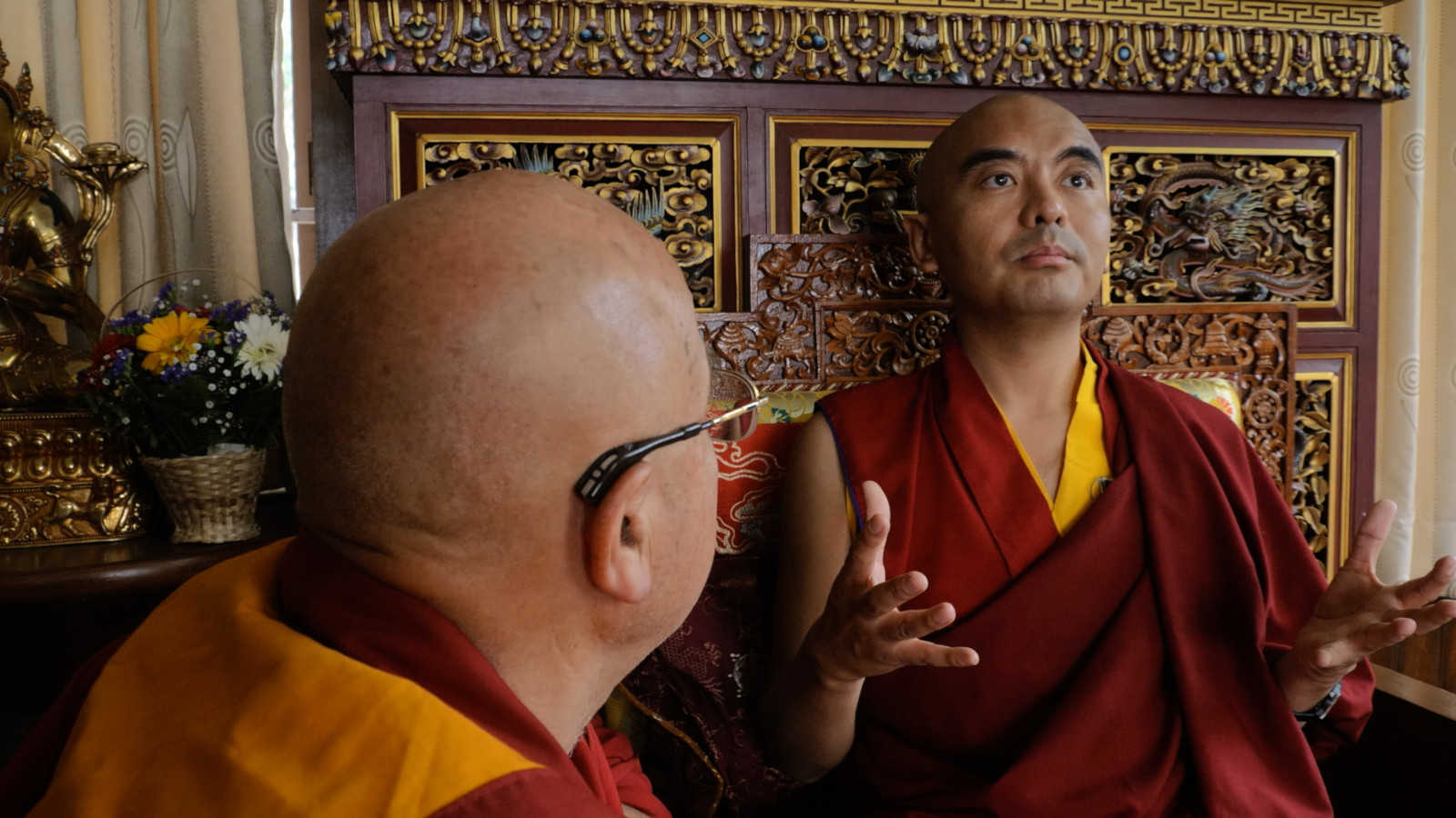 Matthieu Ricard and Mingyur Rinpoche